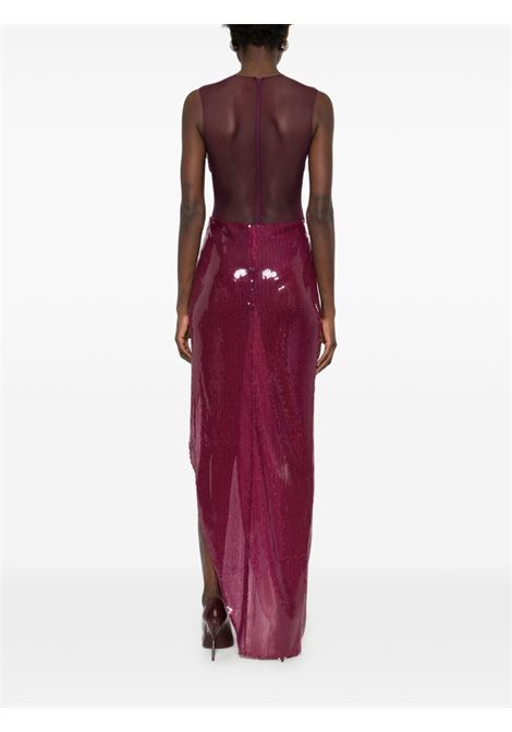 Purple sequin-embellished maxi dress Alex perry - women ALEX PERRY | D1428PLM